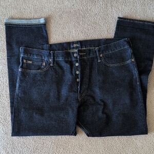 Ralph Lauren Blue Straight Leg Jeans 40x32